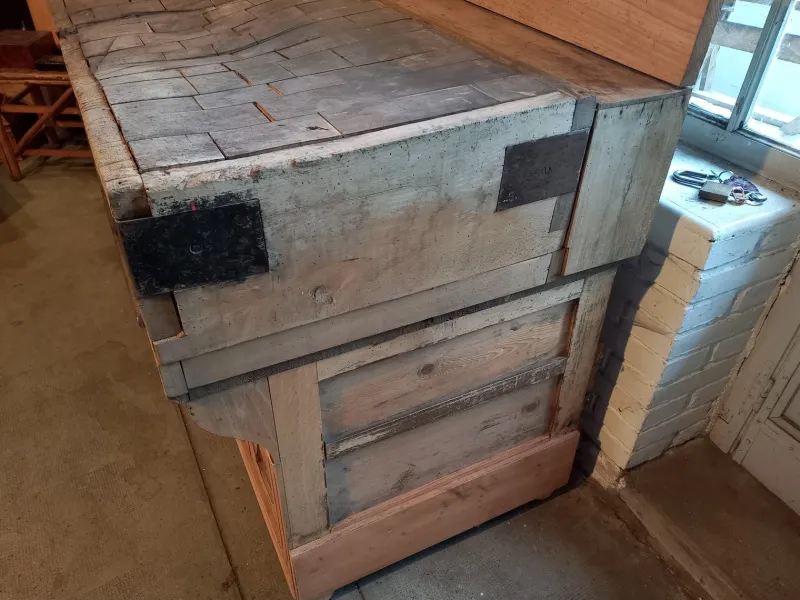 Pamono Beech Butcher Block, 1907> Worktables & Workbenches