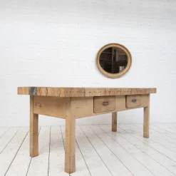 Pamono Beech Butcher's Block, 1930s