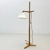 Best Pamono Beech Floor Lamp attributed to Temde Leuchten, 1960s