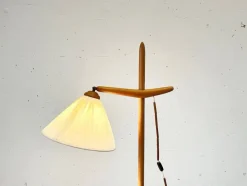 Best Pamono Beech Floor Lamp attributed to Temde Leuchten, 1960s