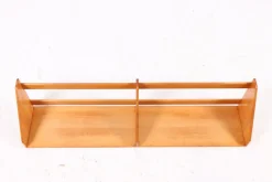 Pamono Beech Wall Shelves by Hans J. Wegner for Ry Møbler, 1950s, Set of 5