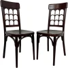 Pamono Beehive Dining Chairs attributed to Josef Hoffmann, 1890s, Set of 2> Side Chairs & Dining Chairs