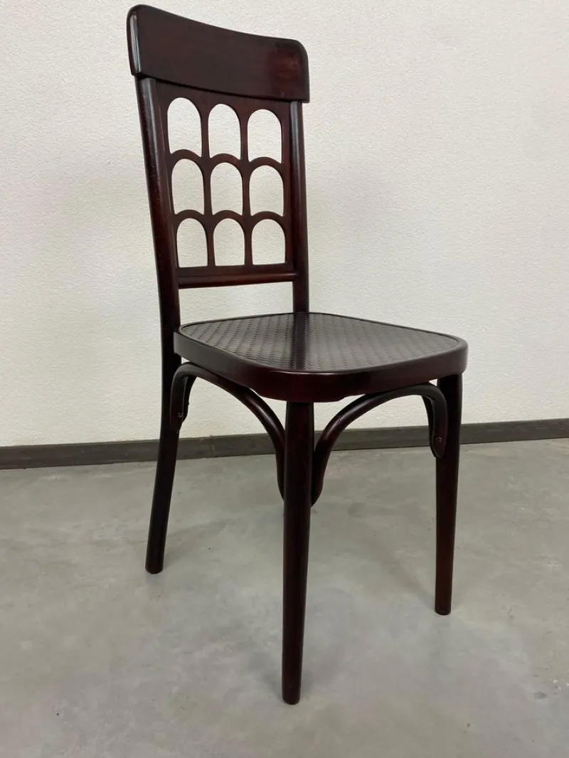 Pamono Beehive Dining Chairs attributed to Josef Hoffmann, 1890s, Set of 2> Side Chairs & Dining Chairs