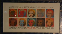 Online Pamono Beeldrecth Amsterdam Exhibition Poster by Andy Warhol for Art Unlimited, 1989