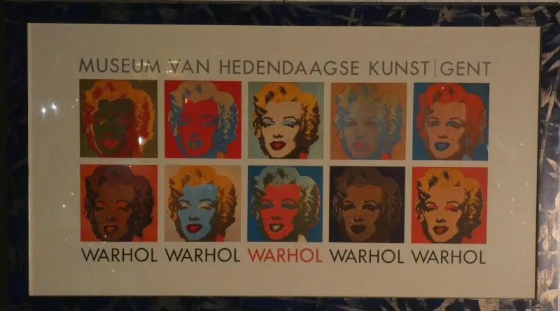 Online Pamono Beeldrecth Amsterdam Exhibition Poster by Andy Warhol for Art Unlimited, 1989