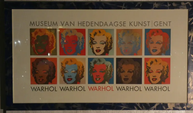 Online Pamono Beeldrecth Amsterdam Exhibition Poster by Andy Warhol for Art Unlimited, 1989