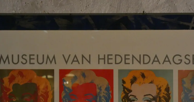 Online Pamono Beeldrecth Amsterdam Exhibition Poster by Andy Warhol for Art Unlimited, 1989