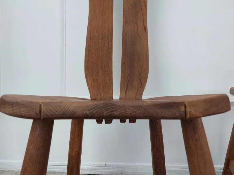 Pamono Belgian Brutalist Chairs by De Puydt, 1960s, Set of 4> Side Chairs & Dining Chairs