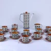 Outlet Pamono Belgian Delta Noix Coffee Service from Boch Rambouillet, 1966, Set of 27