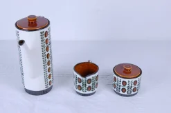 Outlet Pamono Belgian Delta Noix Coffee Service from Boch Rambouillet, 1966, Set of 27