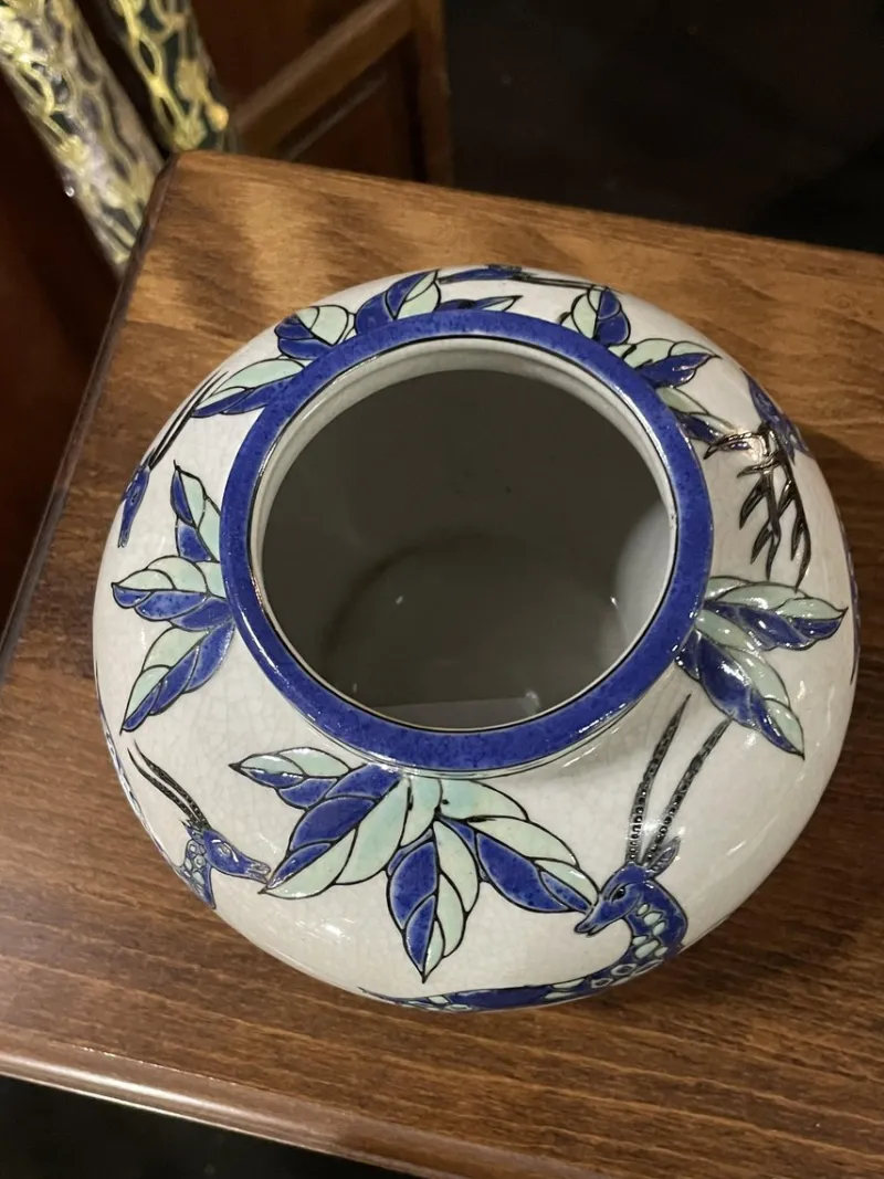 Pamono Belgian Earthenware Vase, 1920s> Vases