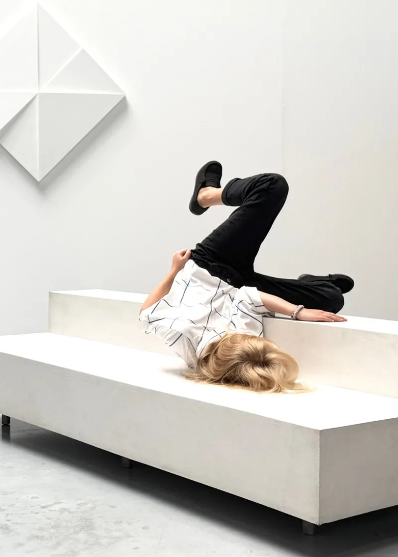 Sale Pamono Belgian Prototype Bench by Maarten Van Severen, 1997