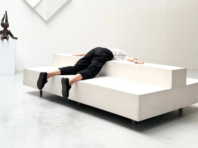 Sale Pamono Belgian Prototype Bench by Maarten Van Severen, 1997