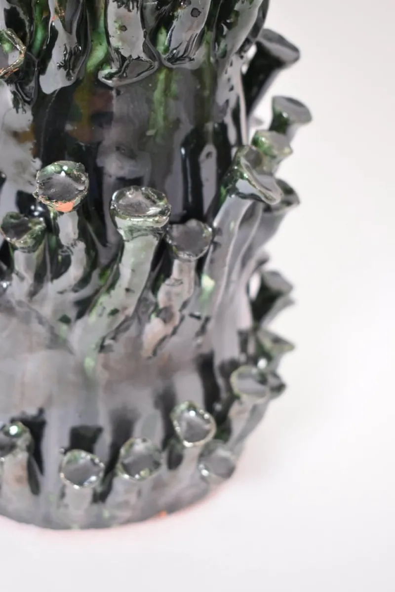 Pamono Belize Green and Black Lamp by Barracuda Interiors> Table Lamps