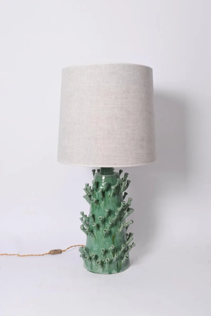Clearance Pamono Belize Green Lamp by Barracuda Interiors
