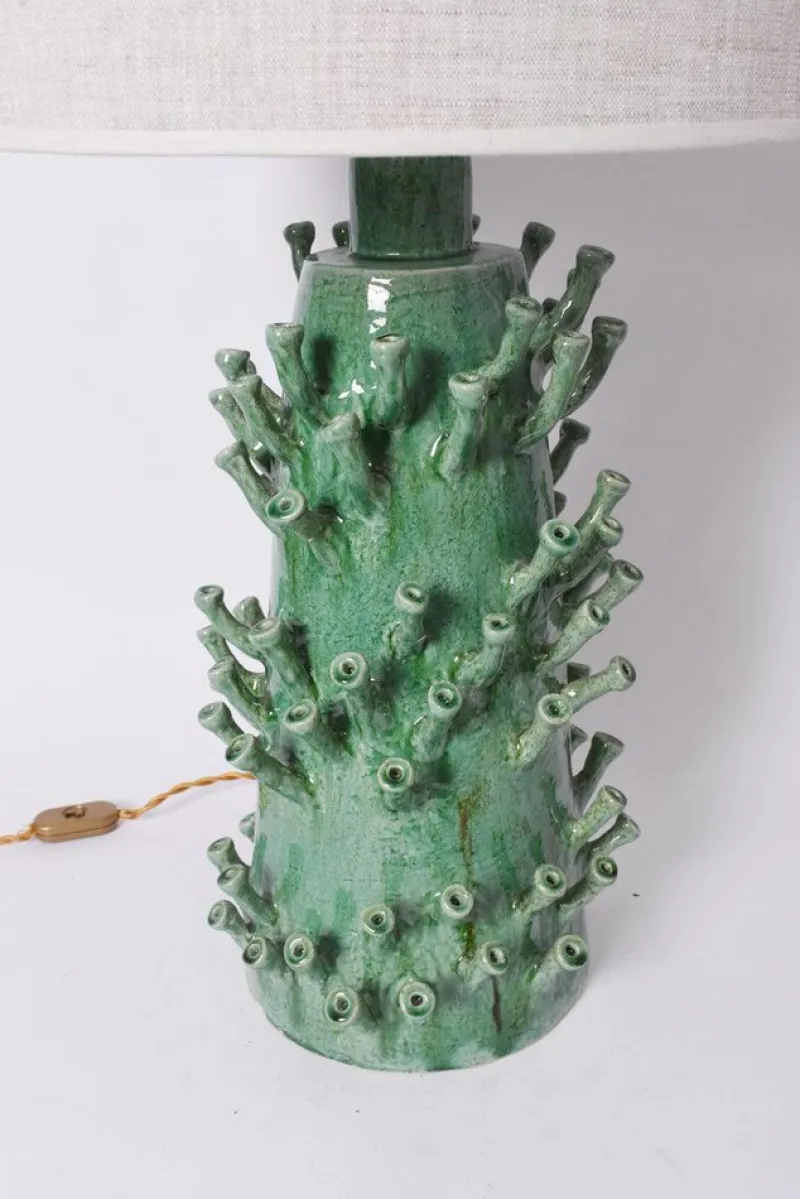 Clearance Pamono Belize Green Lamp by Barracuda Interiors
