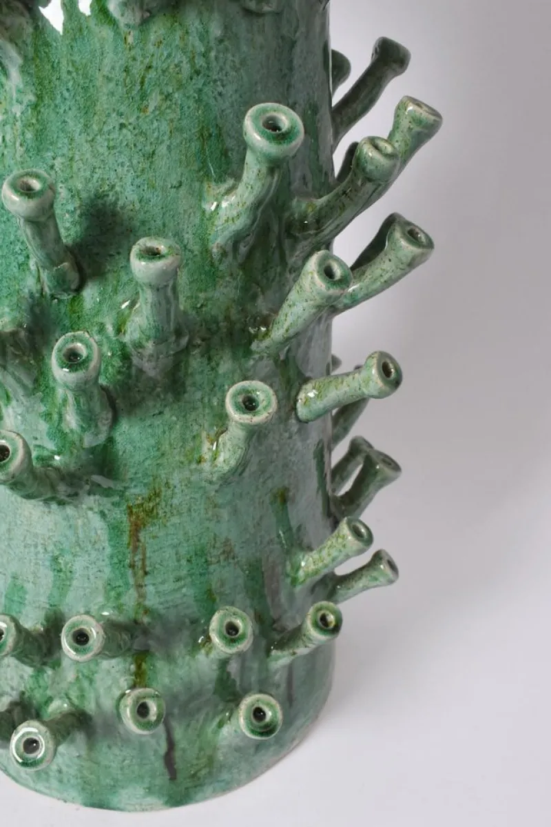 Clearance Pamono Belize Green Lamp by Barracuda Interiors