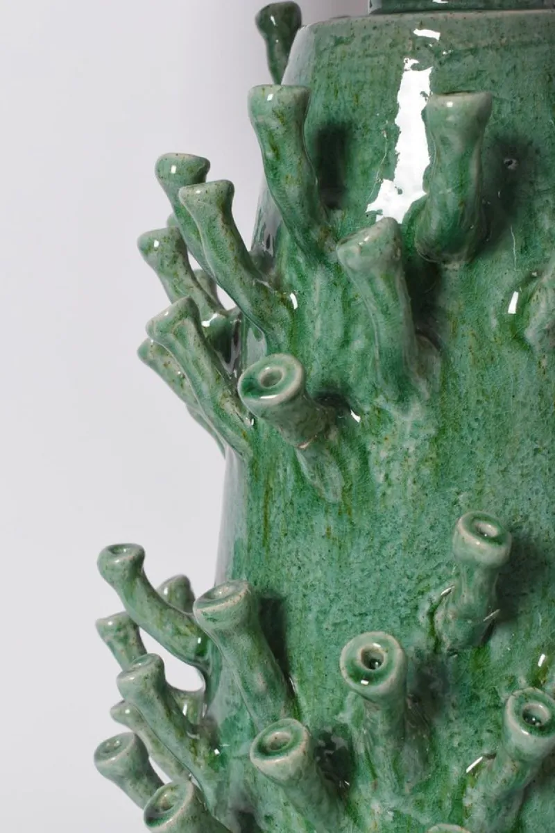 Clearance Pamono Belize Green Lamp by Barracuda Interiors