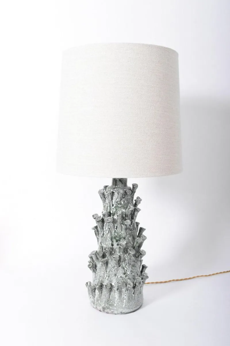 Pamono Belize Green Marbled Lamp by Barracuda Interiors> Table Lamps