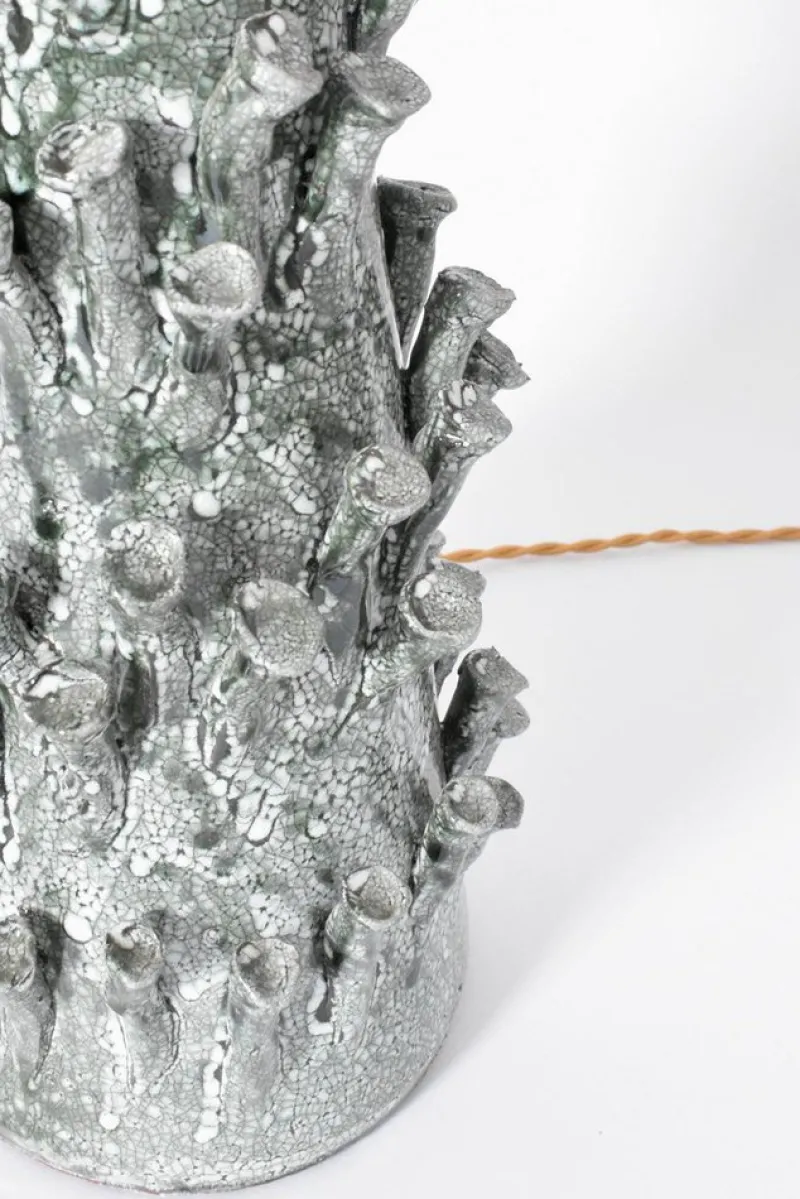 Pamono Belize Green Marbled Lamp by Barracuda Interiors> Table Lamps