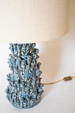 Best Pamono Belize Light Blue Lamp by Barracuda Interiors