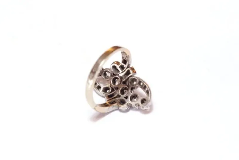 Sale Pamono Belle Epoque Diamond Ring