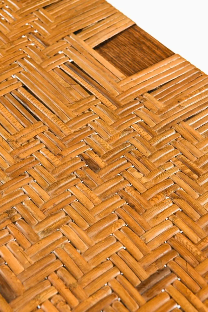 Pamono Bench in Oak and Woven Cane attributed to Børge Mogensen, 1950s> Worktables & Workbenches