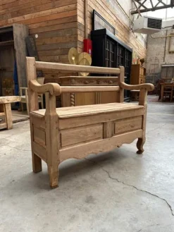 Clearance Pamono Bench in Solid Oak