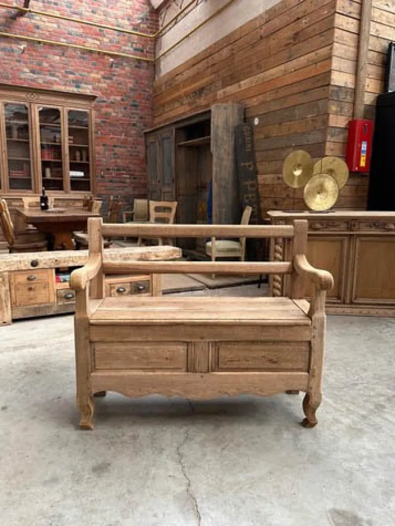 Clearance Pamono Bench in Solid Oak