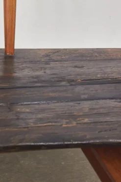 Pamono Bench in the style of George Nakashima, 1960s><noscript><img width=