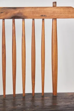 Pamono Bench in the style of George Nakashima, 1960s><noscript><img width=