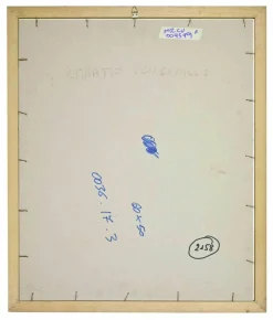 Outlet Pamono Benito Trolese, Self Portrait with Horse, 1987, Mixed Media on Paper