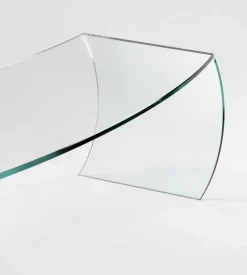 Pamono Bent Straights Side Table in Crystal Glass by Barberini & Gunnell><noscript><img width=