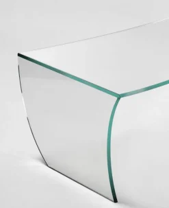 Pamono Bent Straights Side Table in Crystal Glass by Barberini & Gunnell><noscript><img width=