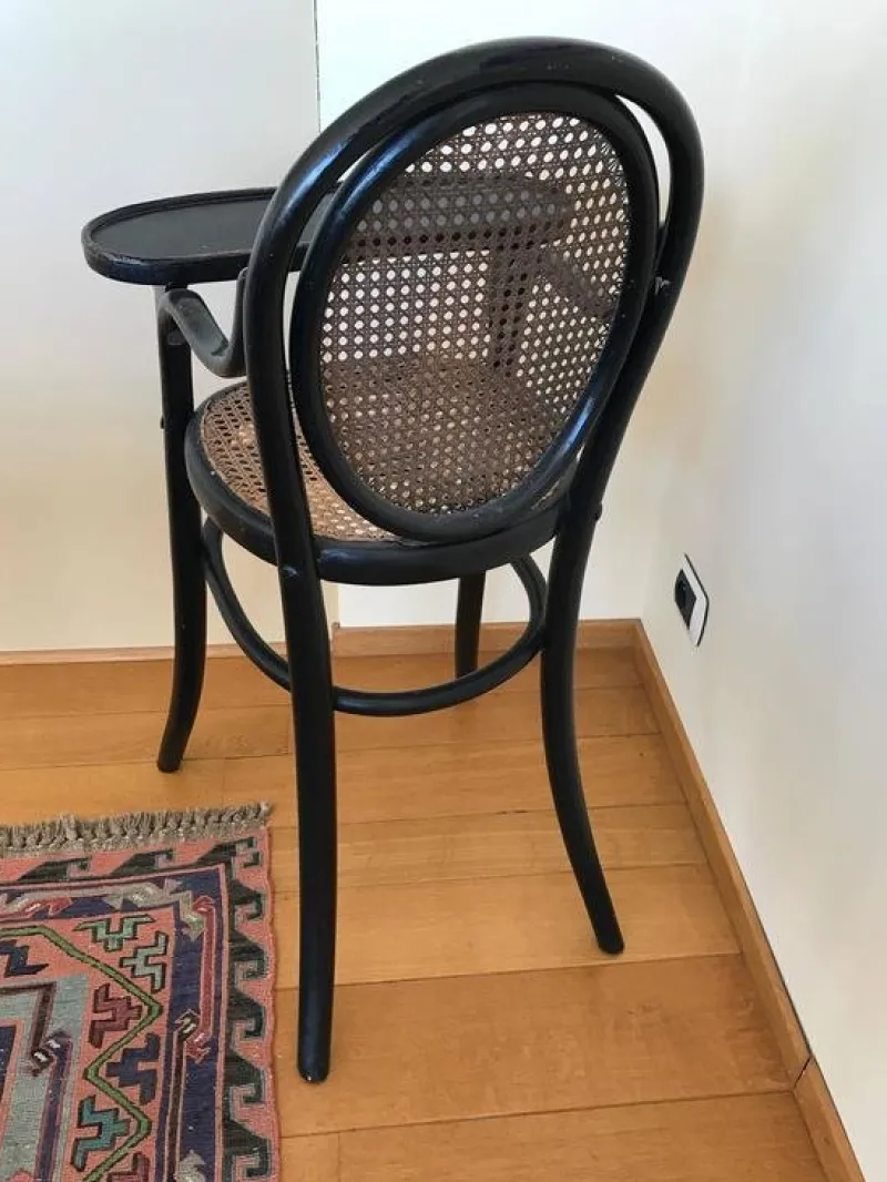 Pamono Bentwood Children Chair with Tablet & Foot Support from Thonet> Garden Tables