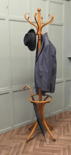 Outlet Pamono Bentwood Coat and Hat Hall Stand, 1960