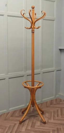 Outlet Pamono Bentwood Coat and Hat Hall Stand, 1960