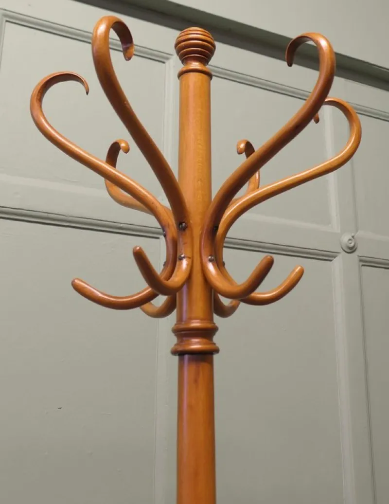 Outlet Pamono Bentwood Coat and Hat Hall Stand, 1960