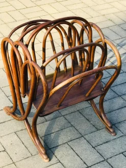 Clearance Pamono Bentwood Magazine Rack from Thonet, 1880s