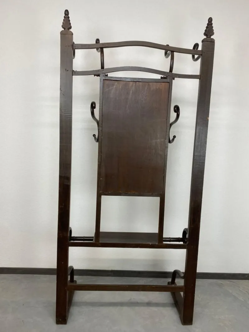 Pamono Bentwood No. 1082 Coat Hanger attributed to J&J Kohn, 1890s