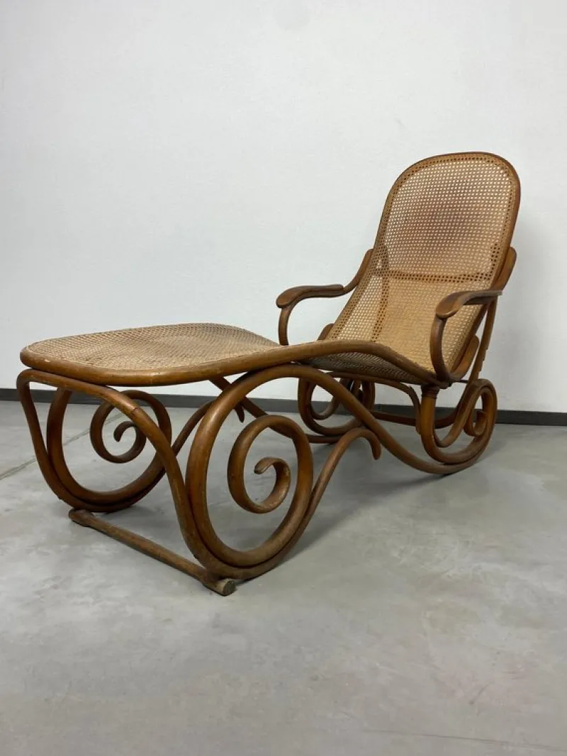 Pamono Bentwood No. 2 Daybed attributed to Thonet, 1880> Daybeds & Chaises Lounges