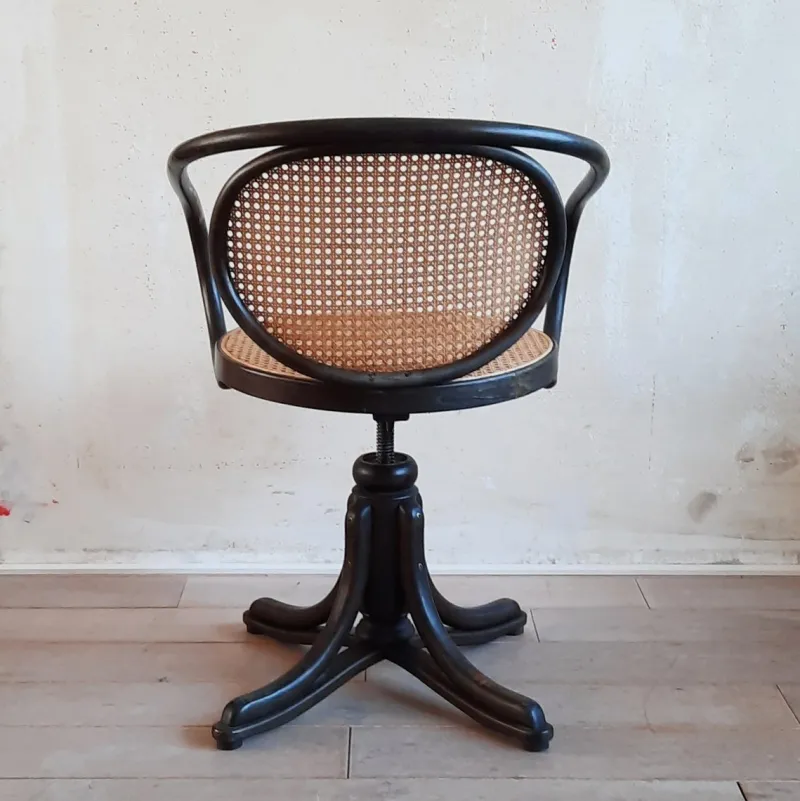 Hot Pamono Bentwood No. 5501 Swivel Chair from Thonet, 1980s