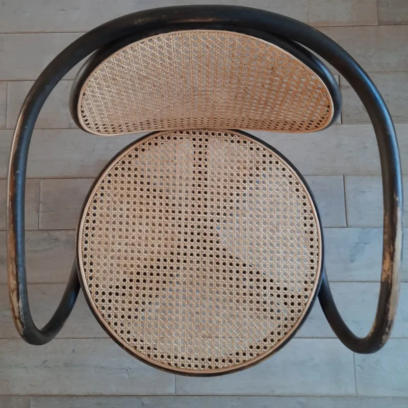 Hot Pamono Bentwood No. 5501 Swivel Chair from Thonet, 1980s