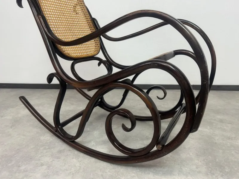 Clearance Pamono Bentwood Rocking Chair from Thonet, 1940s