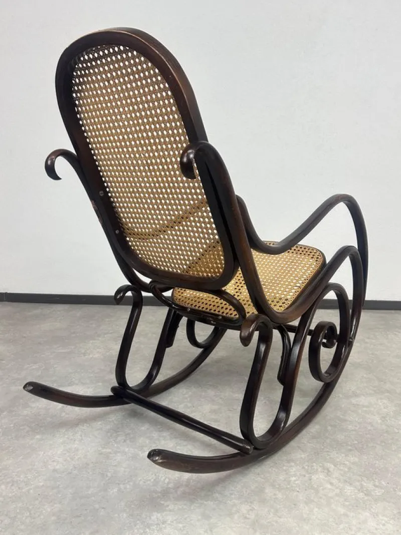 Clearance Pamono Bentwood Rocking Chair from Thonet, 1940s