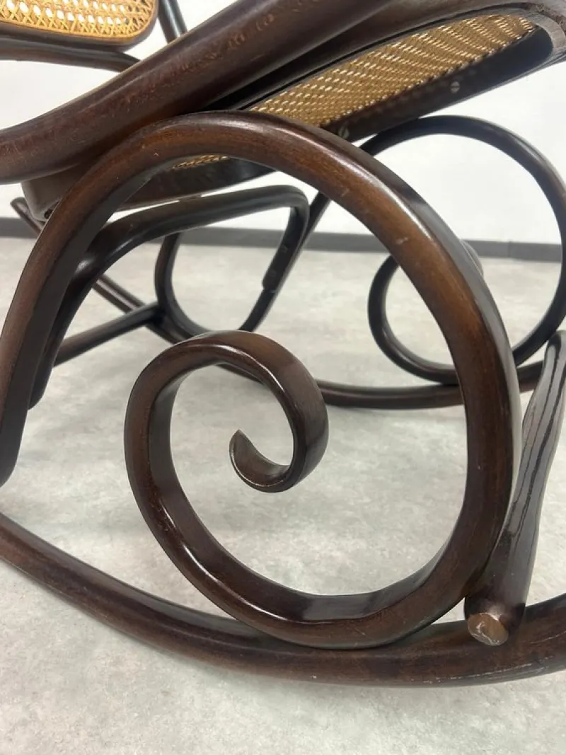Clearance Pamono Bentwood Rocking Chair from Thonet, 1940s