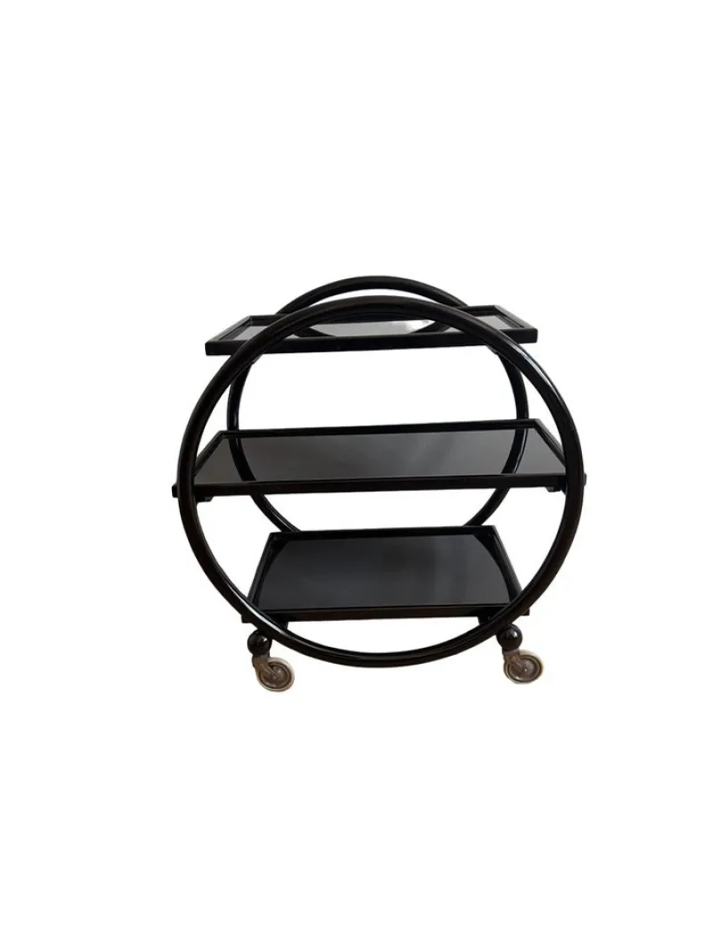 Hot Pamono Bentwood Serving Trolley, 1920s