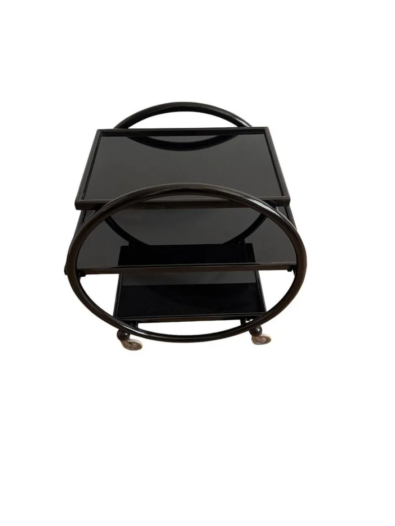 Hot Pamono Bentwood Serving Trolley, 1920s