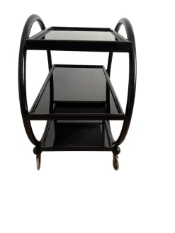 Hot Pamono Bentwood Serving Trolley, 1920s