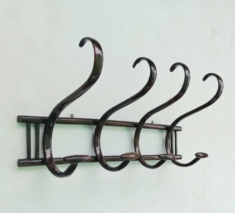 Pamono Bentwood Wall Coat Rack, 1950s> Racks, Hooks & Valets